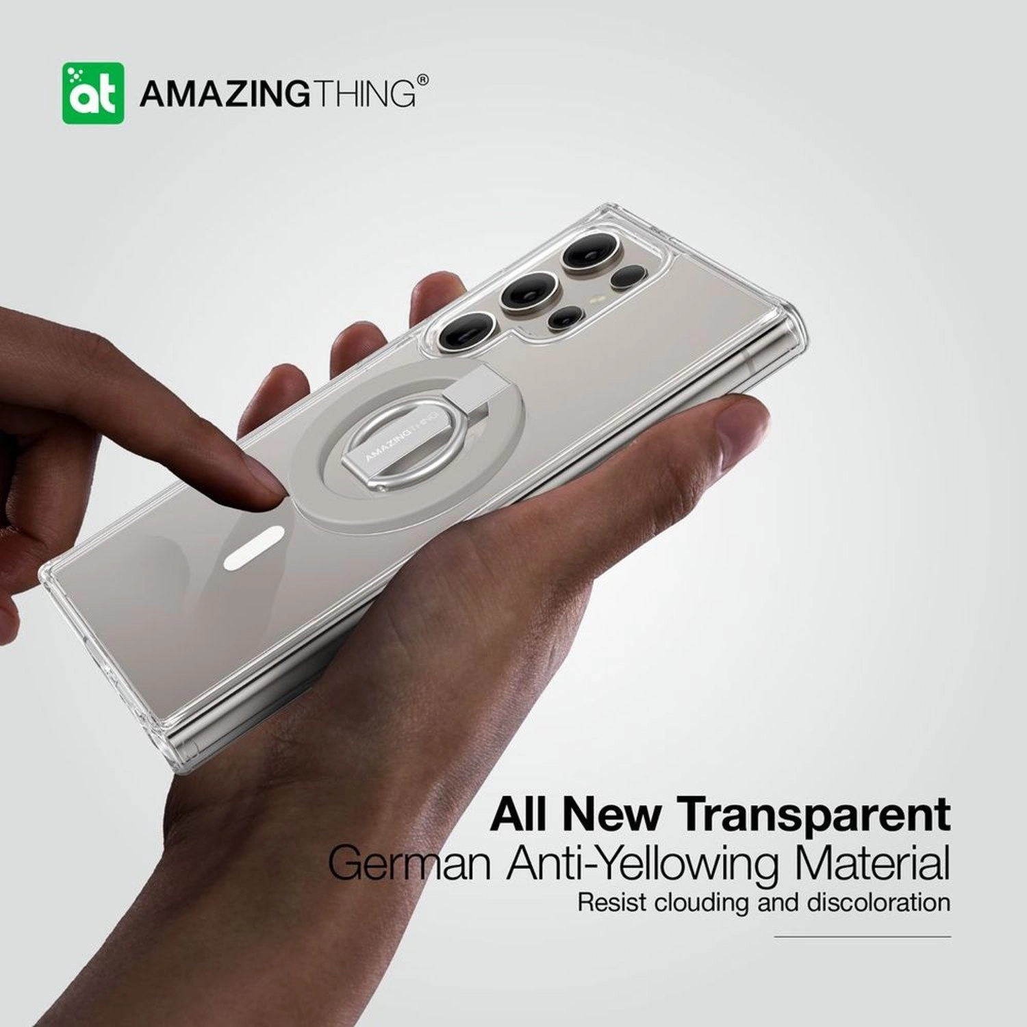 Minimal MAG case Clear Case with MagSafe for Galaxy S24 Ultra