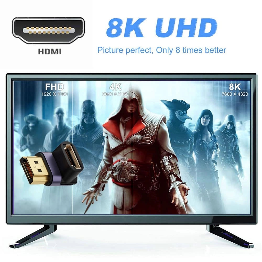 8K HDMI Adapter with Ethernet