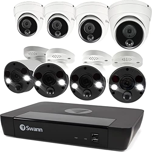 Home Security Camera System - 8 Count (Pack of 1) 8 channels 4K