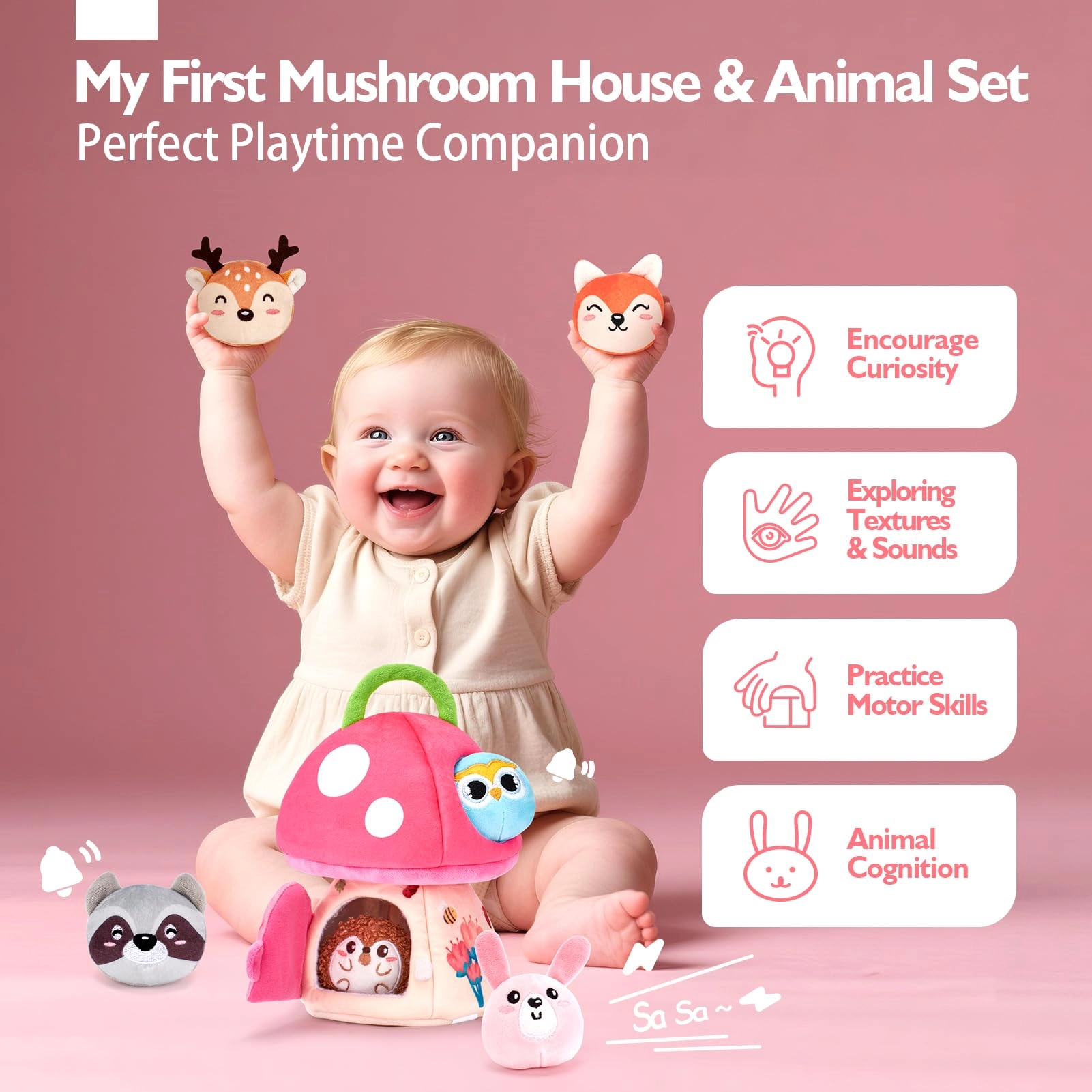 My First Mushroom House - 6-12 Months Polyester