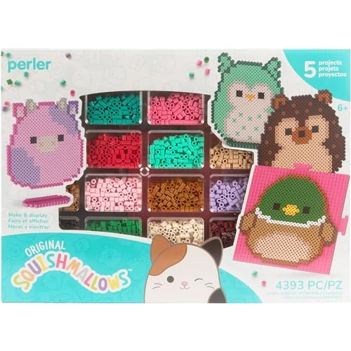 Perler Squishmallows Fused Bead Activity Kit - Squishmallows 4393 Pieces