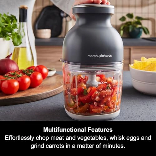 3-in-1 Cordless Mini Chopper - 500ml USB-C Charging