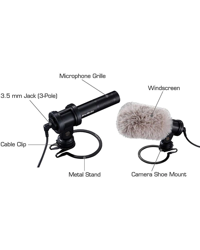 Live Streamer Mic AM133 3.5mm-Mini-Jack Microphone