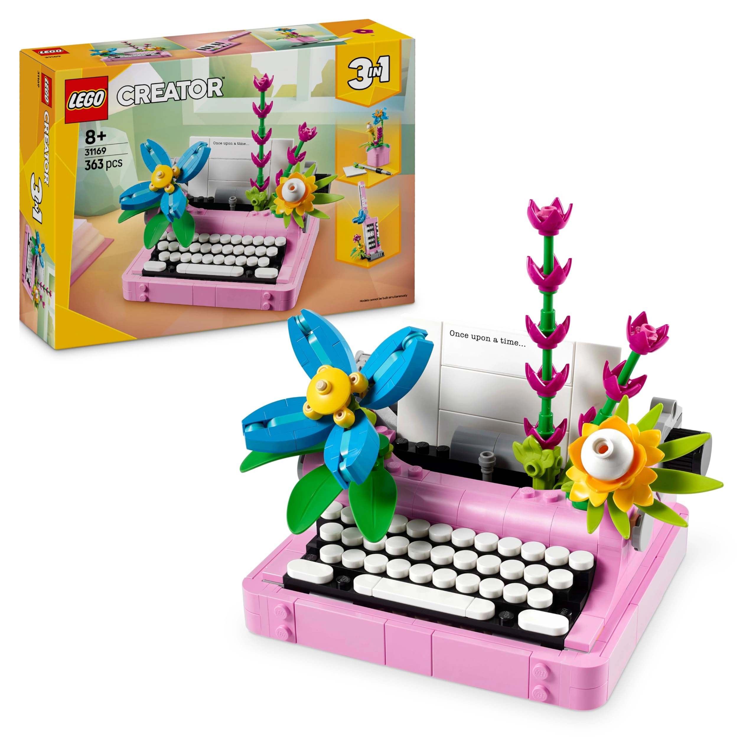 LEGO Creator 3in1 Typewriter with Flowers (31169) - 8+ years