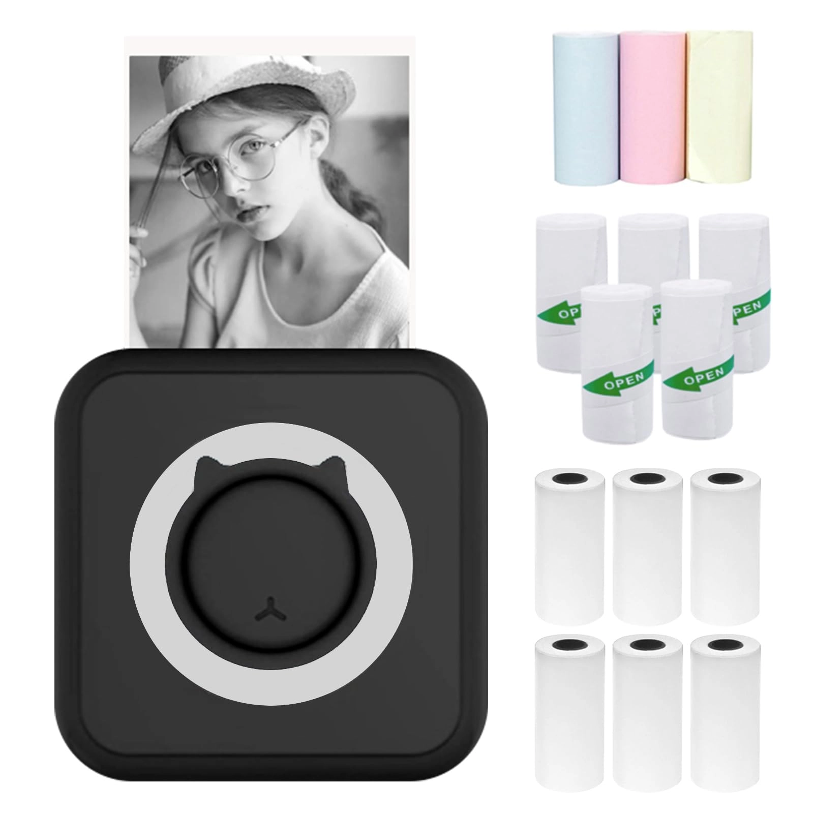 Pepisky Mini Printer - Thermal BT Bundle