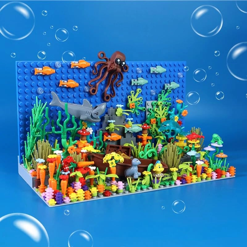 CUQUP Underwater Aquarium Building Blocks - 400 pcs