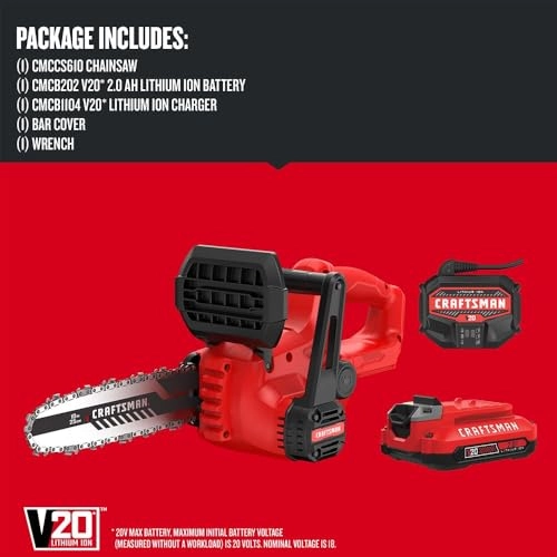 CMCCS610D1 - 10 inch Cordless V20 2.0AH