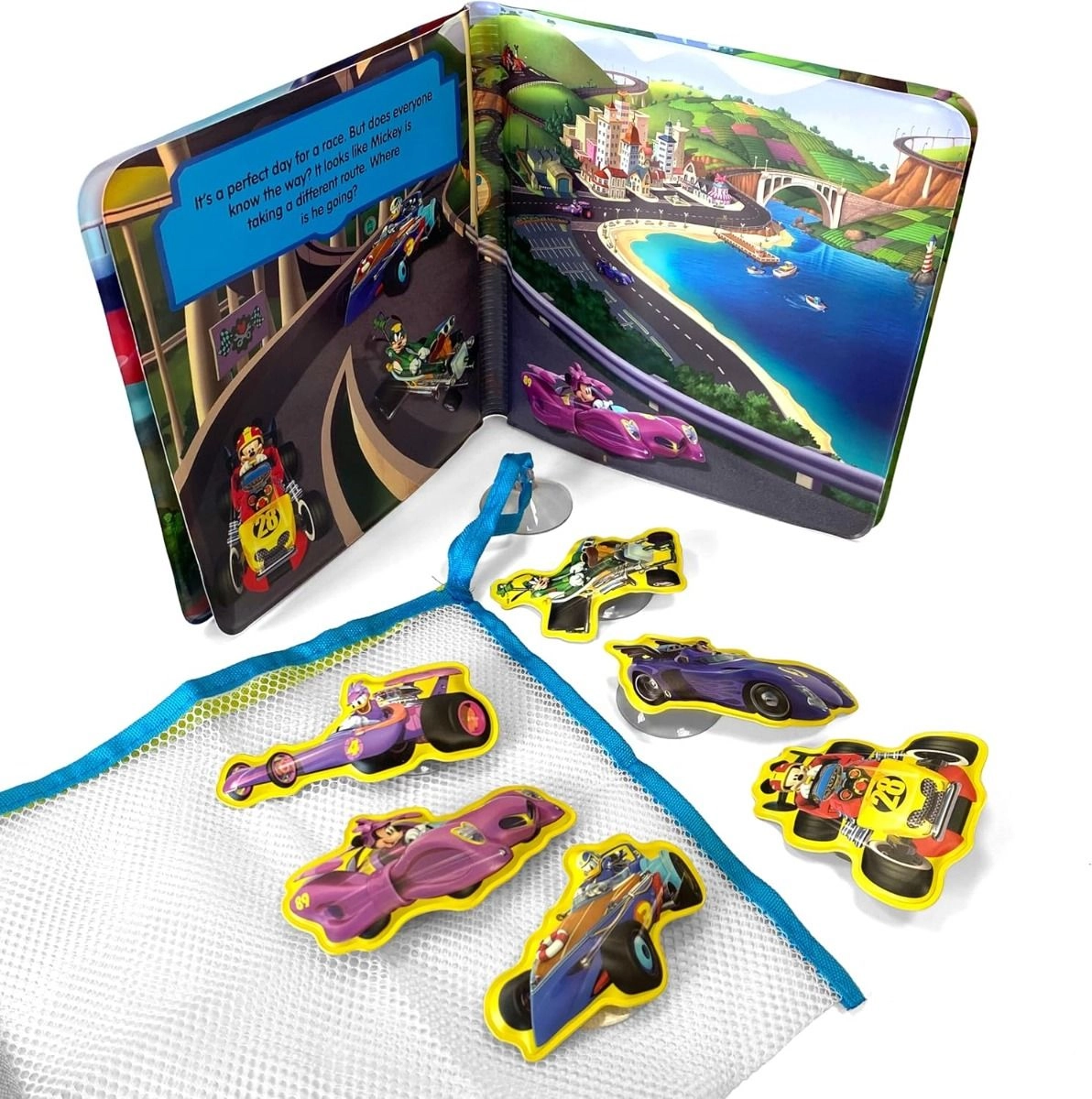 Mickey & Minnie Bath Time Deluxe Book Set - 6 Page 8 Suction Cup Toys 3 Bath Crayons