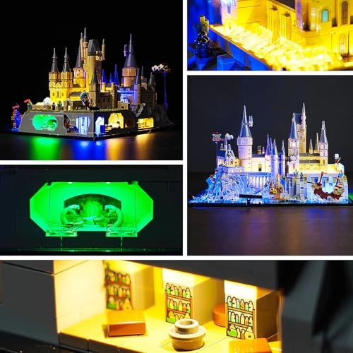 LED Lighting - Compatible with Lego Hogwarts Castle and Grounds 76419 Light Kit New RC Version