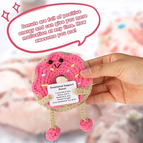 Donut Crochet 10.5x8.5cm Wool