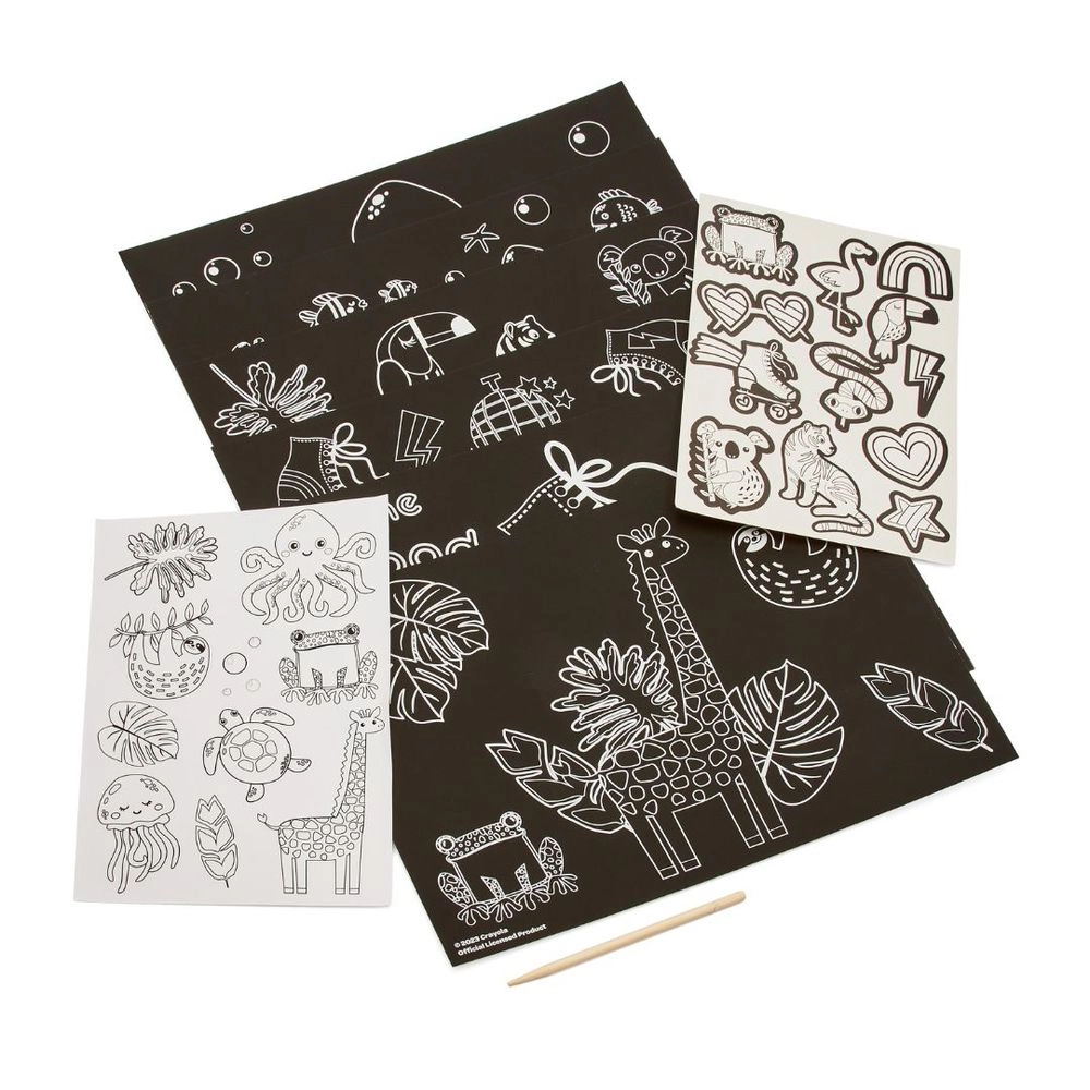 Scratch And Color Bumper Box - 20 pieces