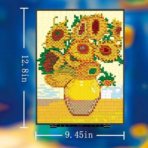 Sunflowers Art Building Set - 3504pcs