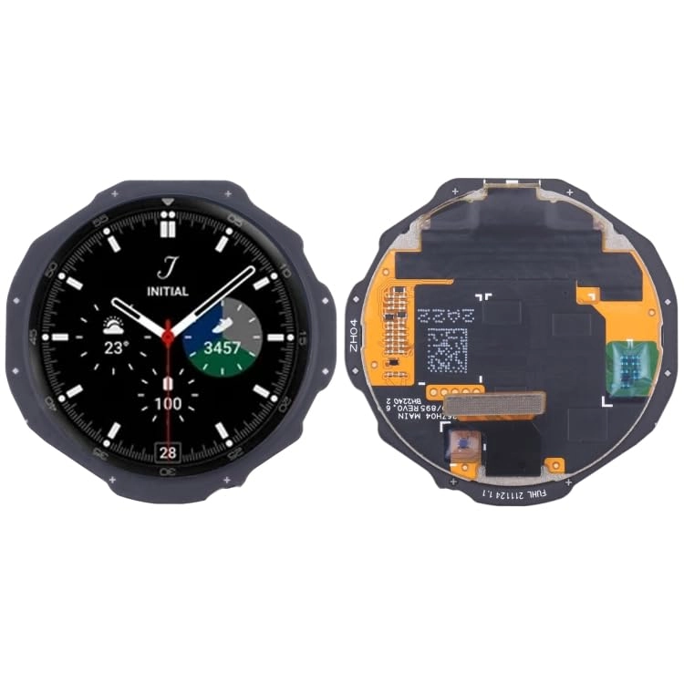 HUAIGNZDF Watch Spare Part LCD Screen with Digitizer Full Assembly for Galaxy Watch4 Classic 46mm