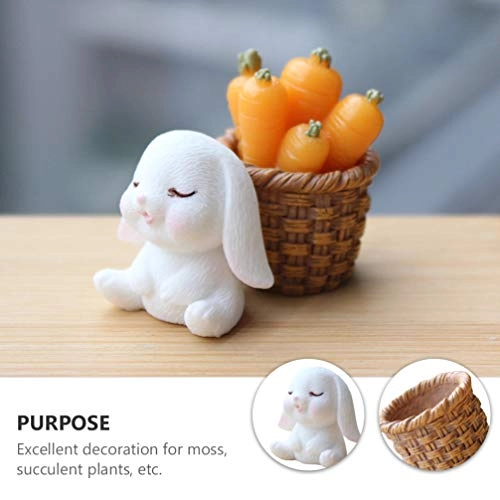 Miniature Bunny Figurines - Resin Collection