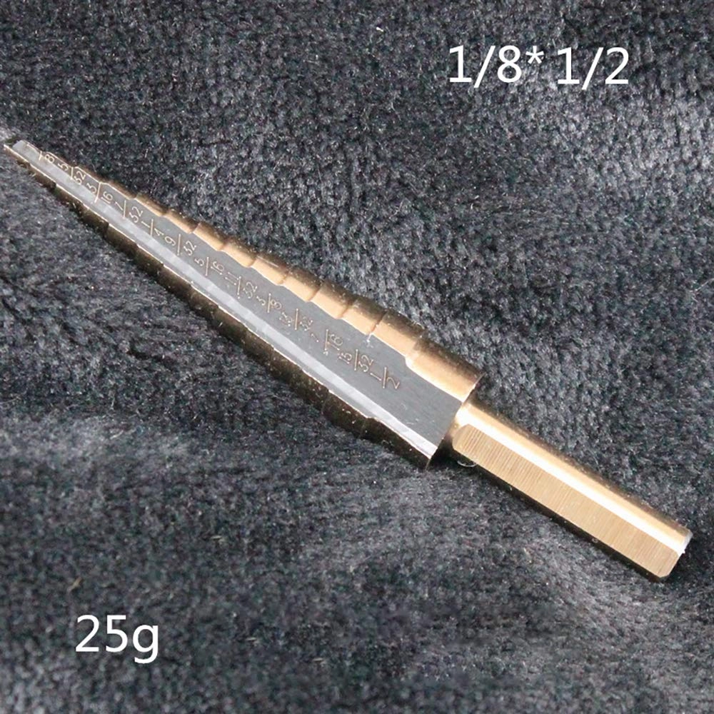 Step Drill Bit Set - Hss Cobalt 5pcs 50 Sizes
