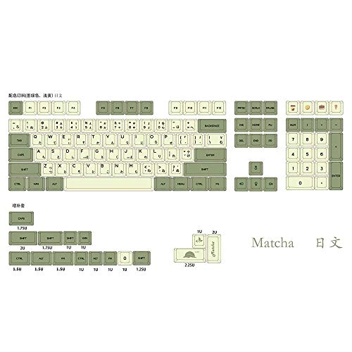 Matcha Dye Sub ZDA PBT Keycap - 124