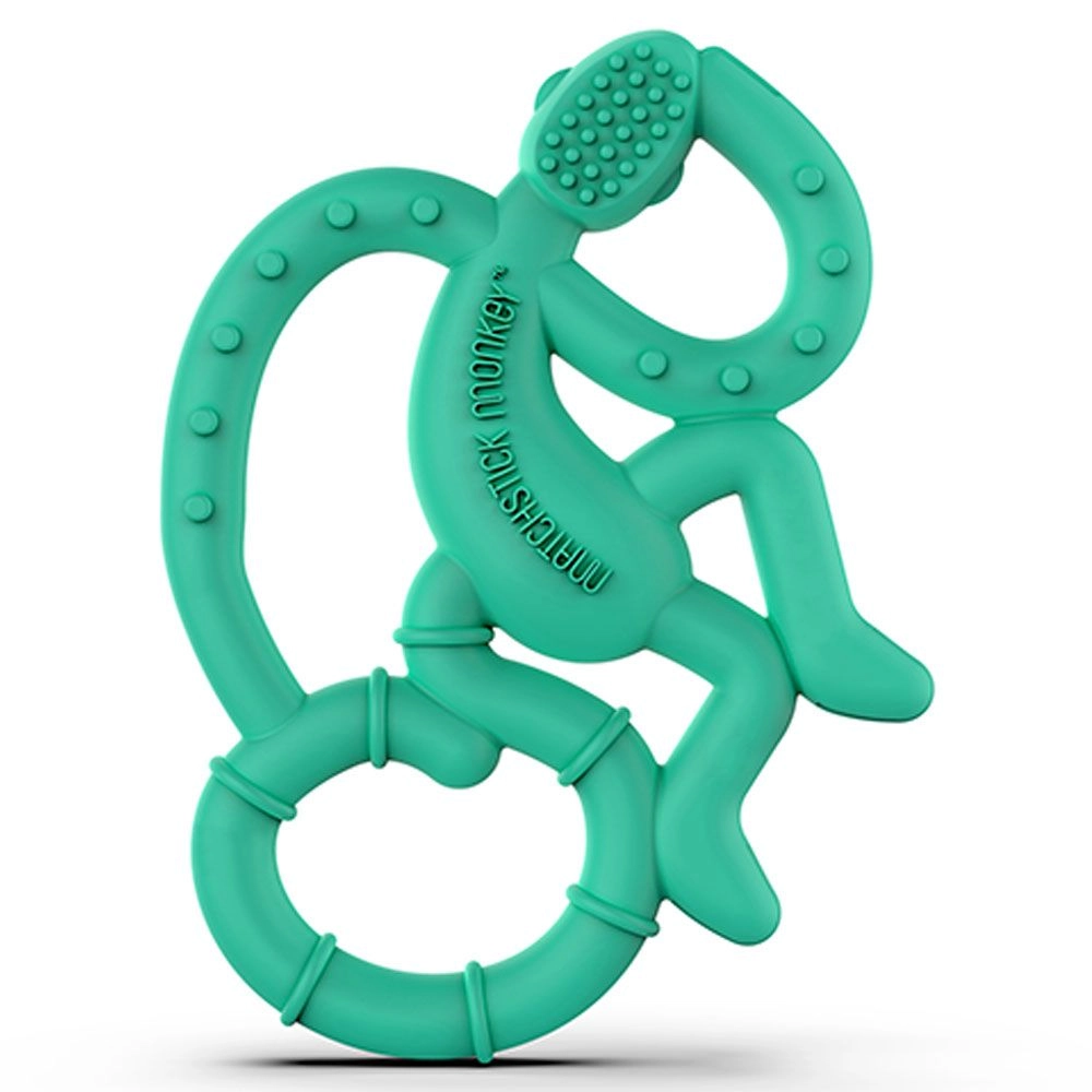 Mini Monkey Teether - Blue 3 Months