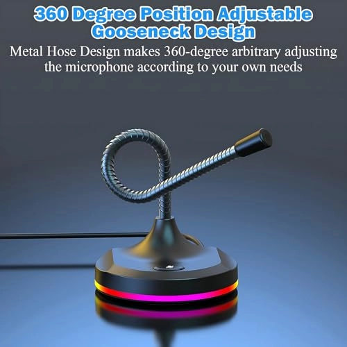 M8 With 3 Port Hub USB Microphone