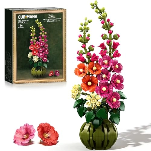 Alcea Rosea Building Set - 974pcs