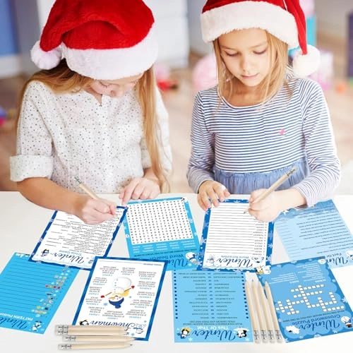 Winter Party Games Cards - 231Pcs over 3 years old
