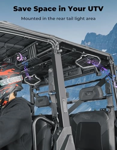 Rear Roof Speaker Pods - Polaris Ranger XP 1000 2018-2025