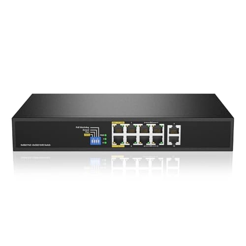 90W POE Switch - 8-ports