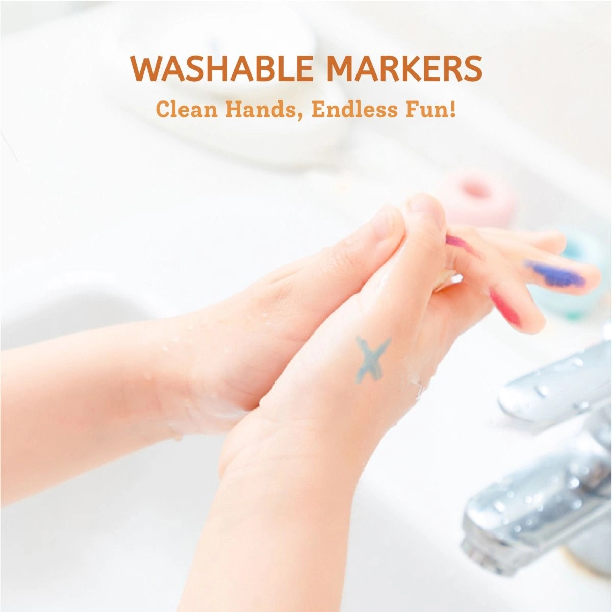 Dual Tip Markers - Multi Colour Brush & Chisel Tip