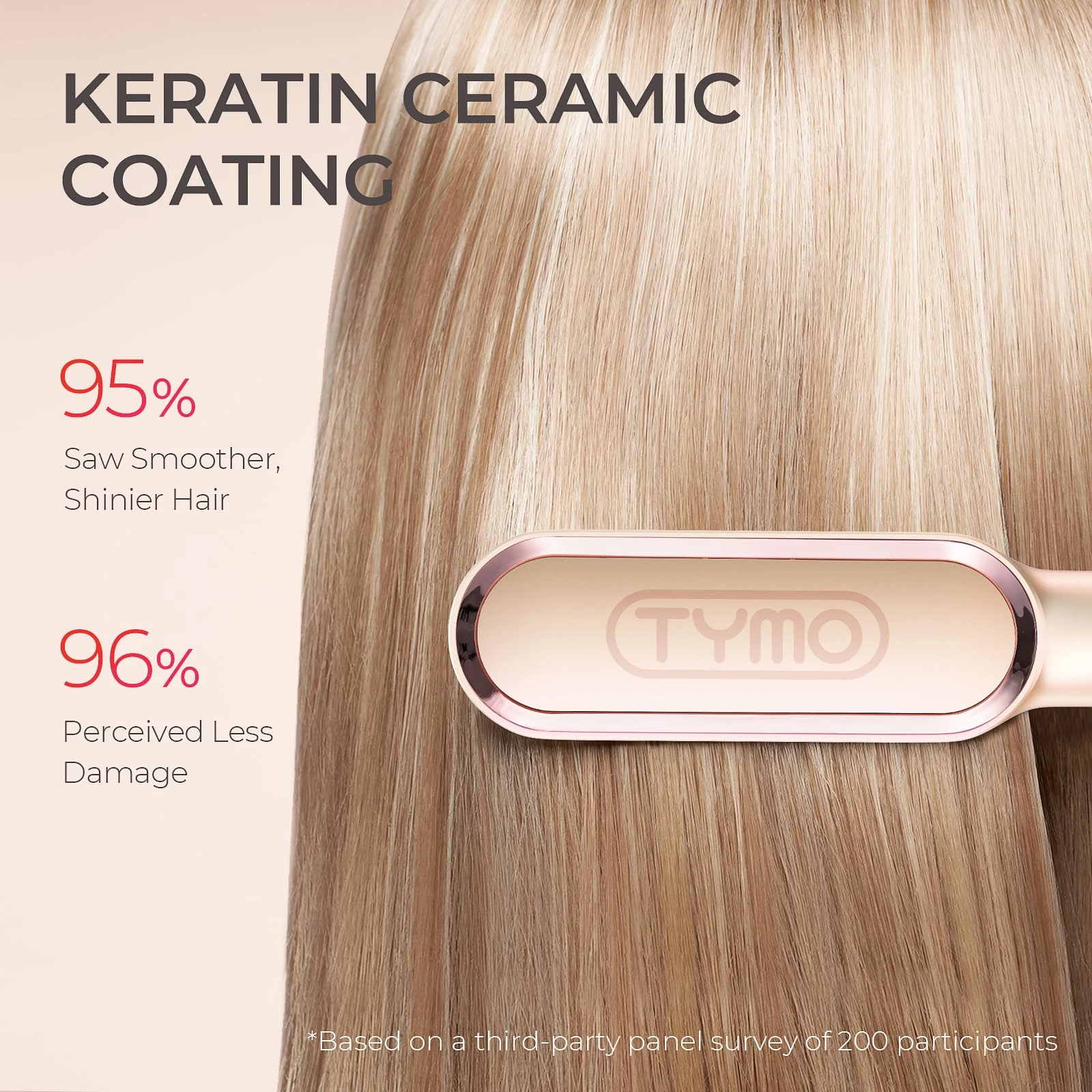 Ring Hair Straightener Brush