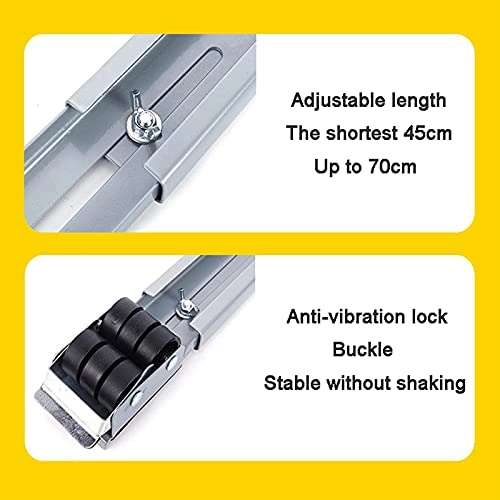 Washing Machine Base - Silver Adjustable 45-70cm