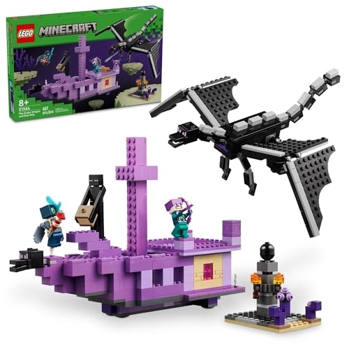Minecraft The Ender Dragon and End Ship (21264)