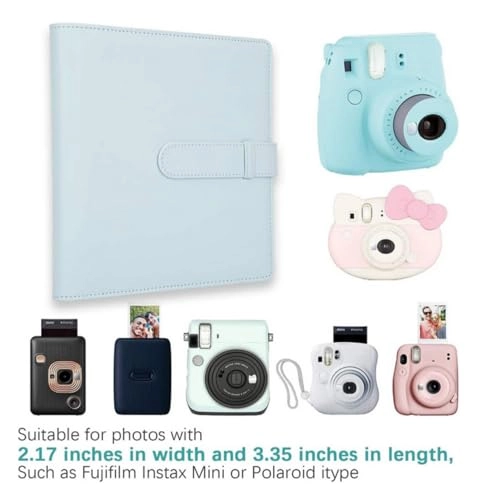 Instax Mini 256 Pockets PU Leather Photo Album