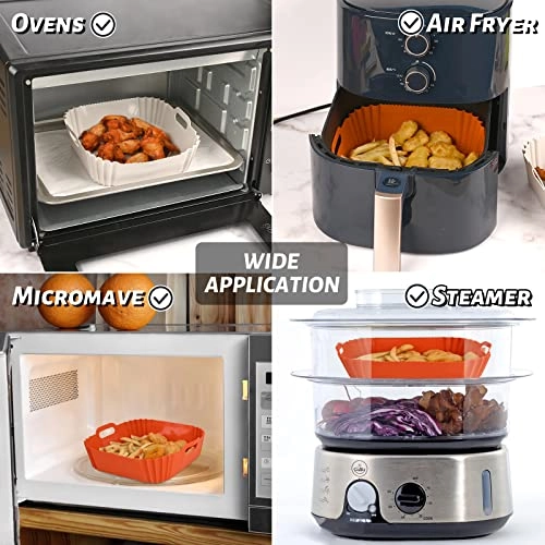 Air Fryer Silicone Liners - Silicone 2 Pcs