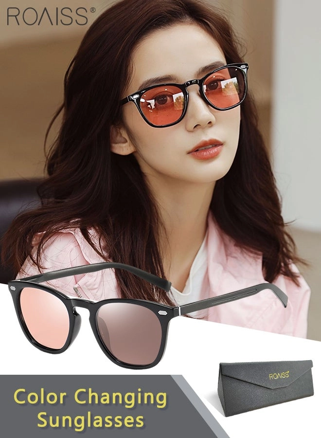 Square Polarized Driving Sunglasses - 61 mm Grey