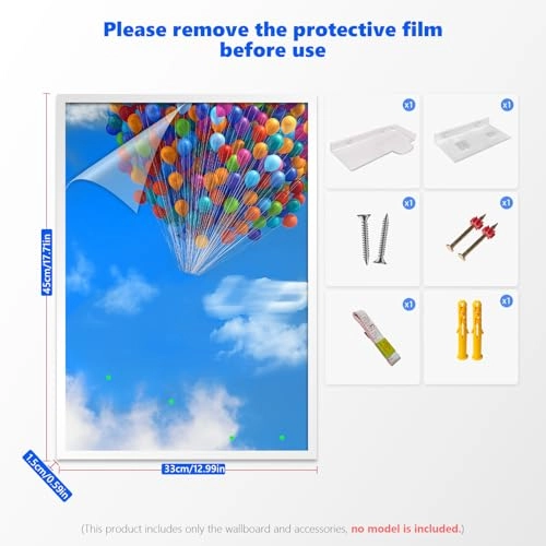 Wall Mount Compatible with Lego 43217 "Up" House - Movie Up