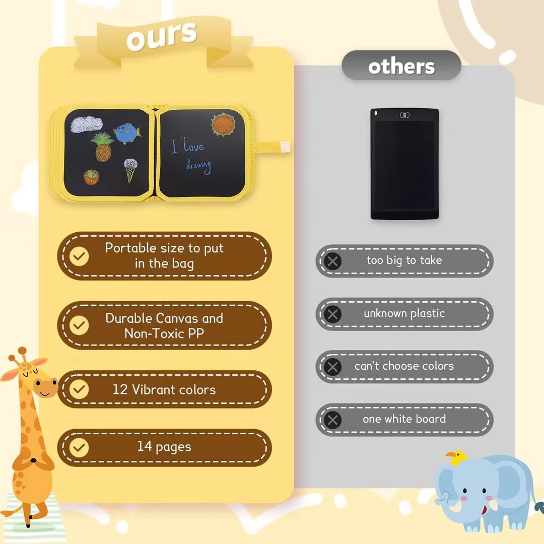 Erasable Drawing Book - 3+ years