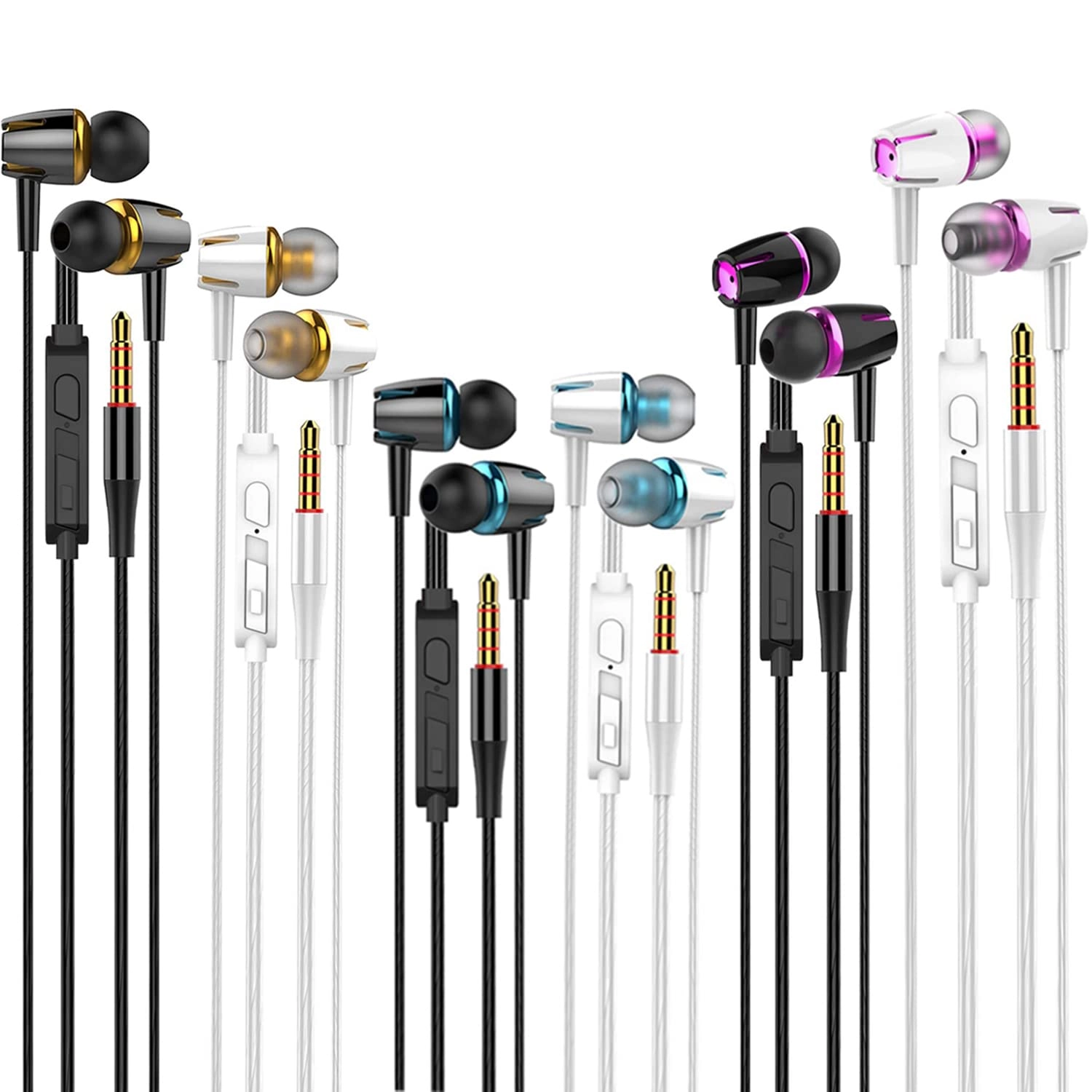 Cianyyee EE-G1 Wired Earbud Pack