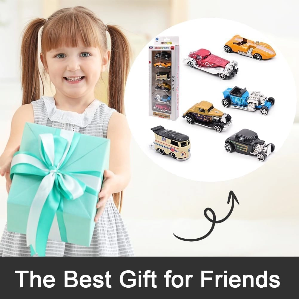 Vintage Car Set - 6 pcs