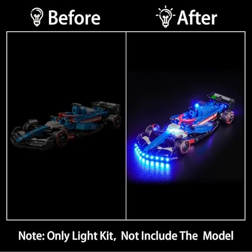 LED Light Kit for LEGO 77246 - Plastic 1 less than 5V