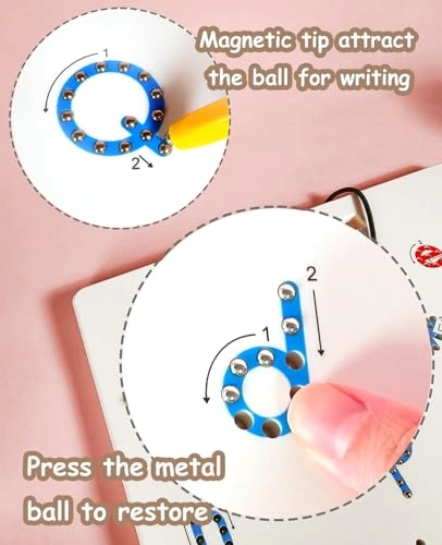 Magnetic Letter Tracing Board - 3-5 1 pieces