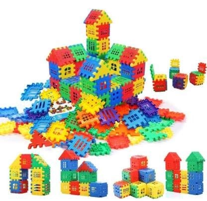 TEMSON Happy Home Building Blocks - 72 pcs