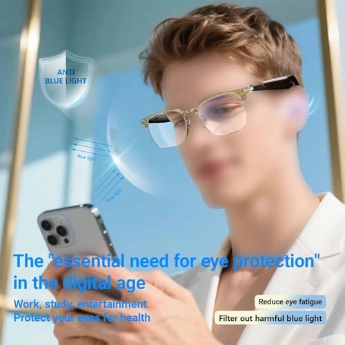 AI Translation Glasses - 134 languages IP65 waterproof Wireless calls