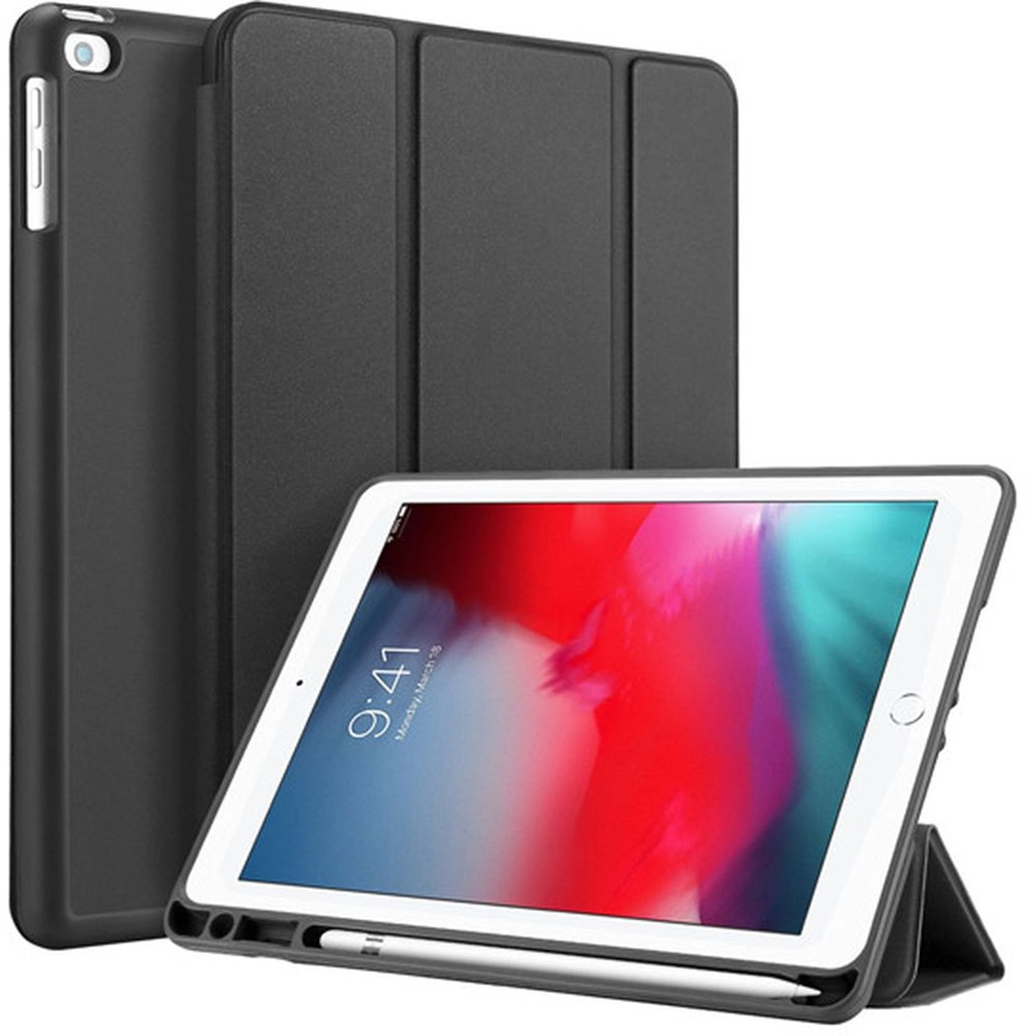 Flip Case with Pencil Holder for iPad 9.7-inch