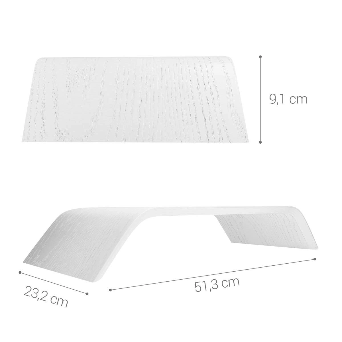 Wood Monitor Stand Riser