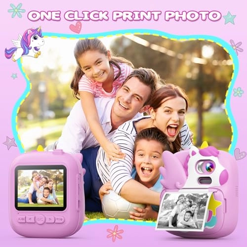 Kids Instant Camera - 2.4 Inch 32GB 12MP