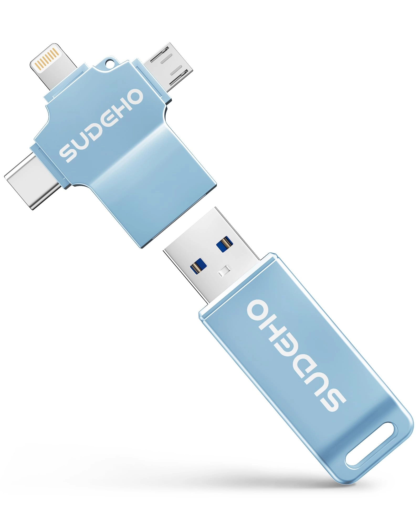 SUDEHO USB Stick - USB 3.0 for iPhone 128GB