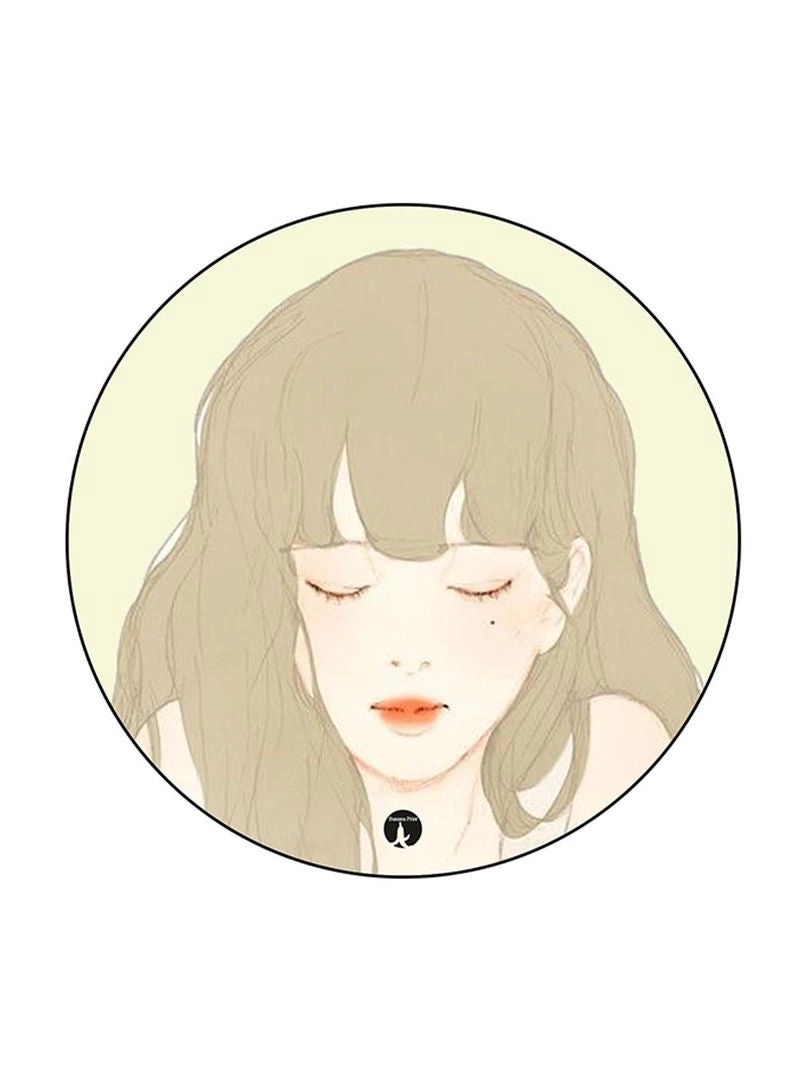 Girl Printed Mouse Pad