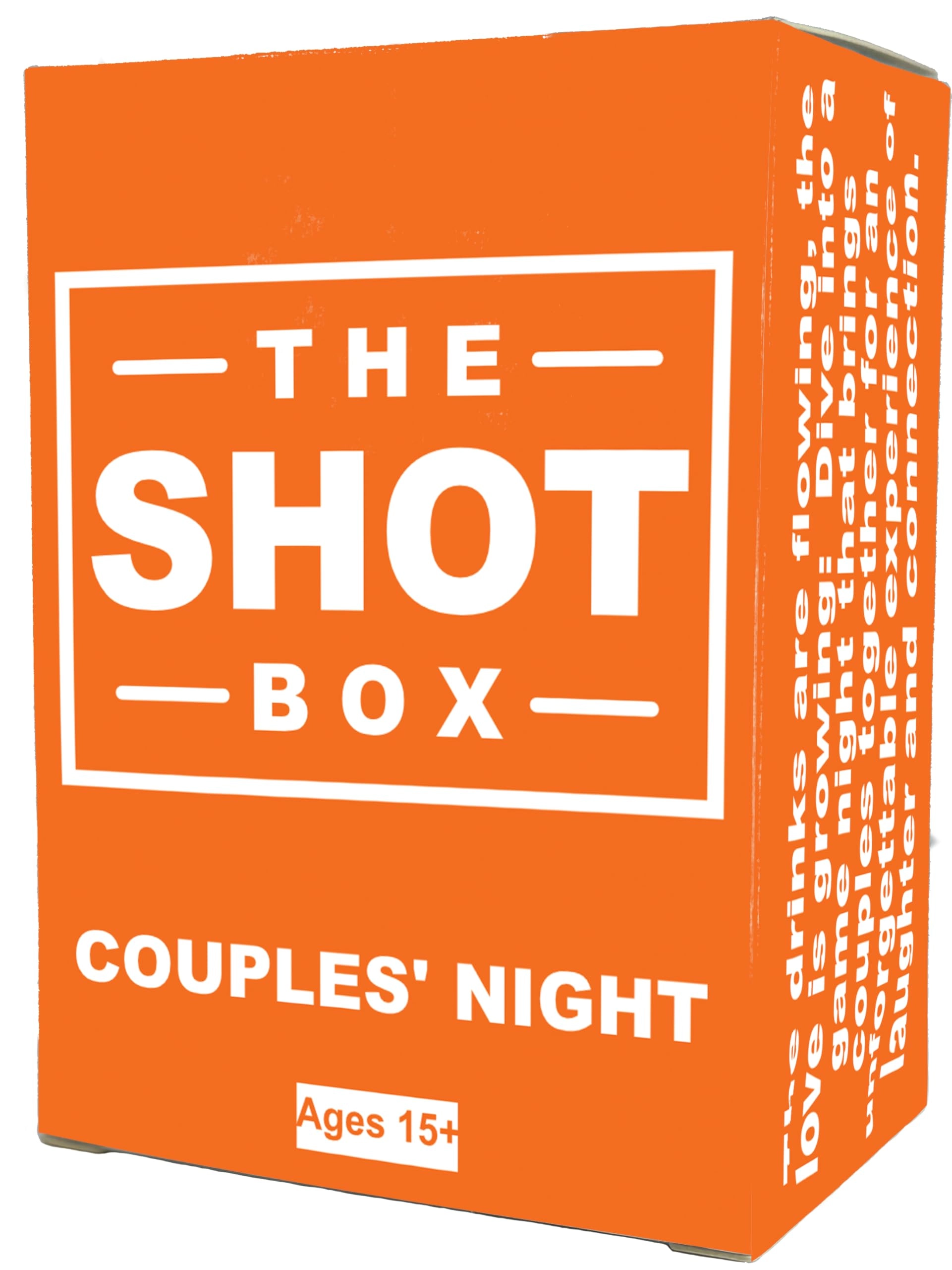 Card Plug Shot Box Couples Night - English 21 years and up