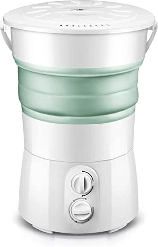 AADECOR Portable Washing hine, Ultrasound Folding Fully Automatic Laundry hine, Turbine Washer, Low Noise, Mini,Place it anywhere, store easily, blue,pink,Blue