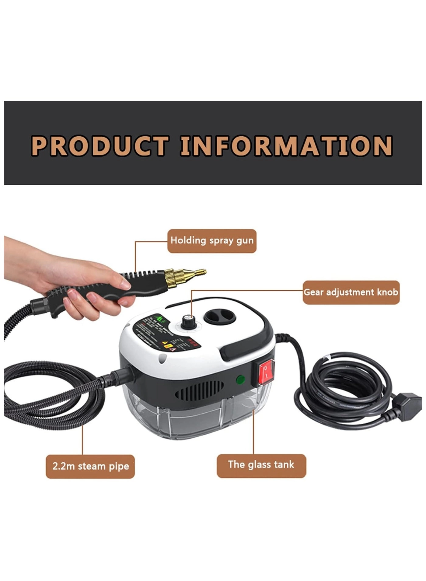 Steam Cleaner - 3 BAR