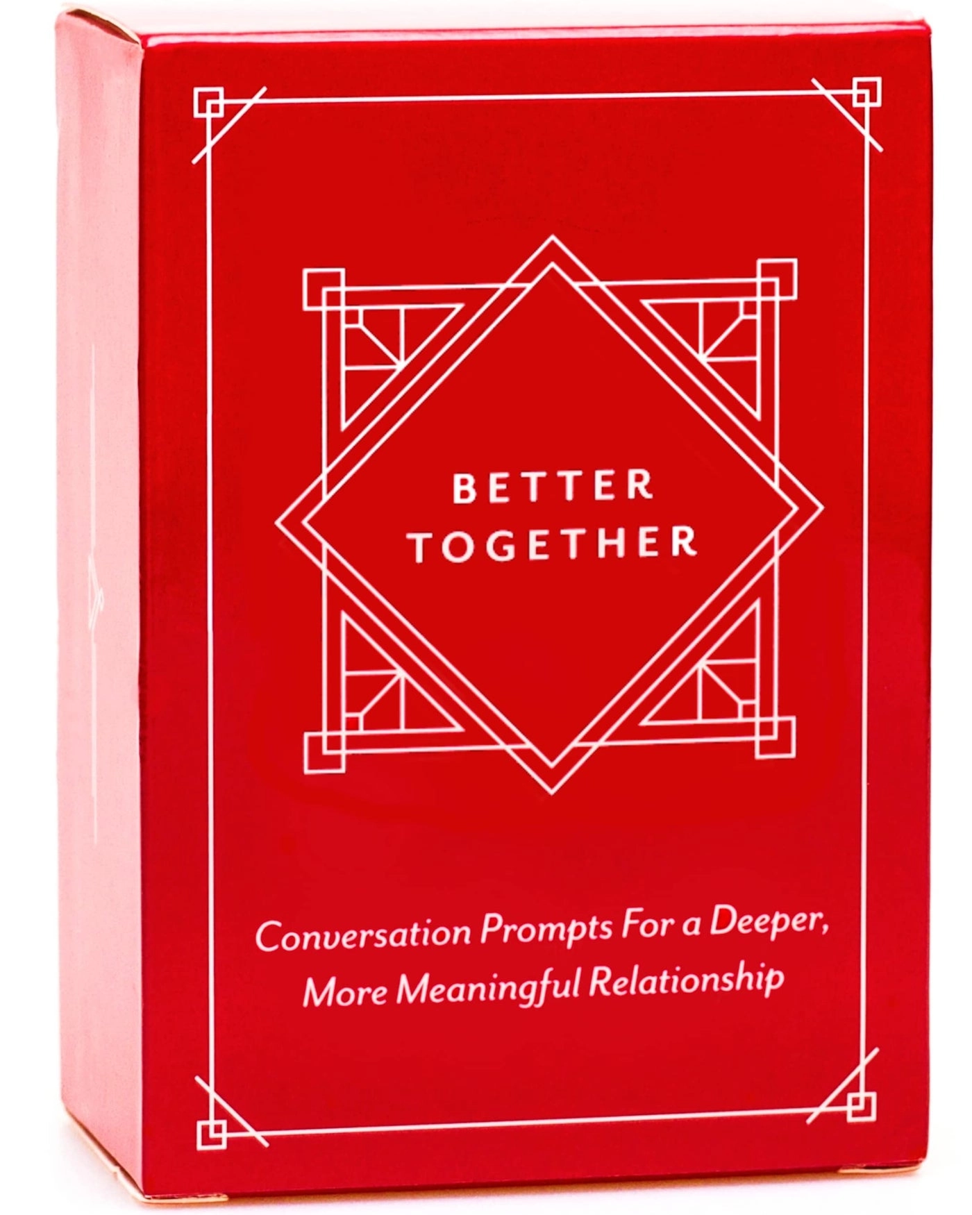 BETTER TOGETHER Honest Conversation Starter - 100 Romantic & Deep Questions Relationship Card Game